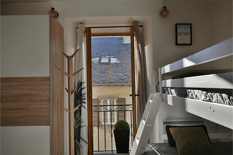 Chambre double hébergement altitude