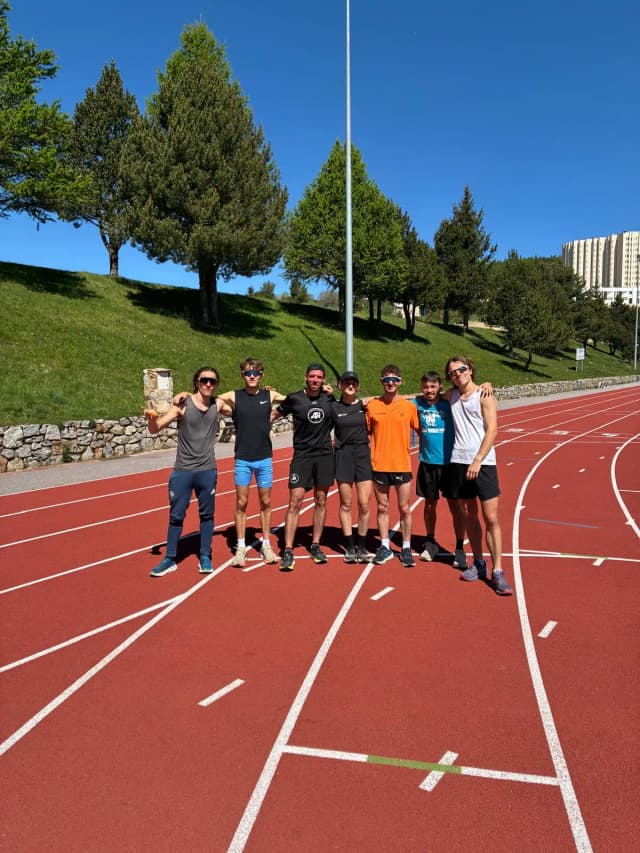 Athlètes au LA NTV Training Center